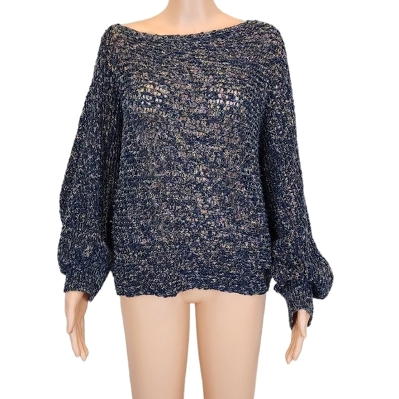 Free People Long Sleeve Pullover Knitted Sweater - Picture 1 of 12